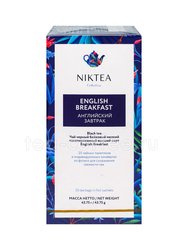 Чай Niktea English Breakfast черный в пакетиках 25 шт 