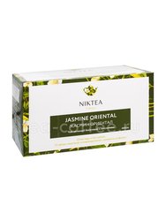 Чай Niktea Jasmine Oriental. зеленый с жасмином в пакетиках 25 шт 