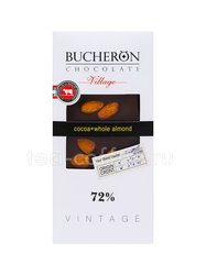 Bucheron Village Горький шоколад 72% с миндалем 100 г 