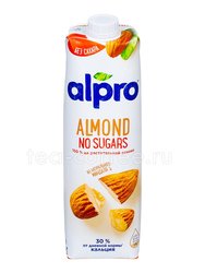 Alpro Напиток соевый со вкусом Миндаля без сахара 1 л 