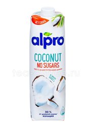 Alpro Напиток соевый со вкусом Кокоса без сахара 1 л 