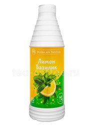 ProffSyrup Лимон-Базилик Основа для напитков 1 кг 