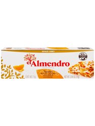 El Almendro Хрустящий миндальный туррон с апельсином 75 гр Испания