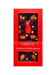Chokodelika Шоколад с украшением Миндаль, смородина, малина 100 гр 
