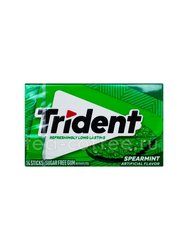 Жевательная резинка Trident Spearmint Мята