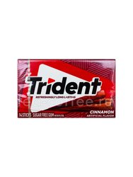 Жевательная резинка Trident Cinnamon Корица 