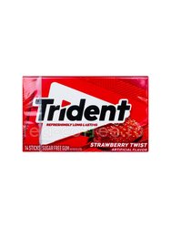 Жевательная резинка Trident Strawberry (клубника)