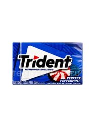 Жевательная резинка Trident MAX перечная мята (Peppermint) Турция