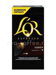 Кофе в капсулах L’OR Forza 10 шт 