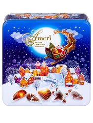 Ameri Шоколадные конфеты Пралине в новогоднем оформлении 500 г ж.б. 