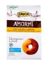 Crich Amor Mi Biscuits Печенье песочное с какао и сливками 300 г 