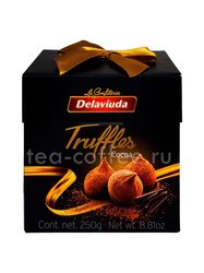 Delaviuda Truffles Cacao. Шоколадные конфеты трюфели с какао 250 гр 