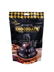 Chocodate Финики с миндалем в горьком шоколаде 100 г (85%) 