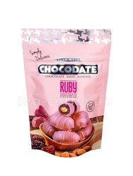 Chocodate Финики с миндалем в рубиновом шоколаде 100 г (Ruby)