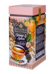 Чай Zylanica черный Ceylon Premium Collection Orange&Spice OPA 200 г ж.б.