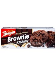 Bergen Брауни Шоколадное печенье с кусочками шоколада 126 г 