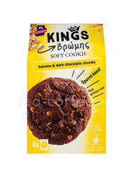 Kings Banana Овсяное печенье с бананом и шоколадом 160 г