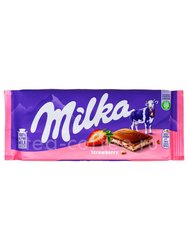 Шоколад Milka Strawberry 100 гр Европа