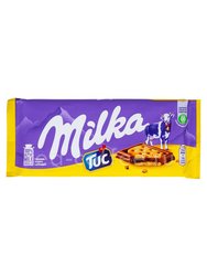 Milka Шоколадная плитка шоколад молочный TUC 87 г 
