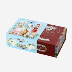 Чайный набор Сугревъ Шкатулка картонная Цветущий Сад с 4 чаями