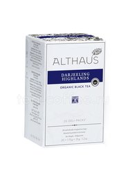 Чай Althaus Darjeeling Highlands Дарджилинг черный в пакетиках 20 шт 