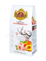 Чай Basilur белый чай Персик и Роза 100 г