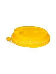 Крышка для стаканов ФЛИП-ТОП желтая матовая D90 мм (50шт)