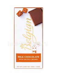 Belgian Молочный шоколад с кусочками сол. карам. 100 гр 