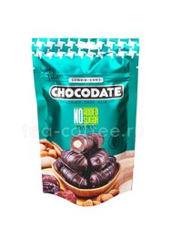 Chocodate Финики с миндалем в темном шоколаде без сахара 100 г