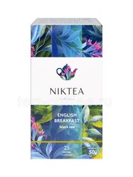 Чай Niktea English Breakfast черный в пакетиках 25 шт 