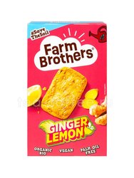 Печенье Farm Brothers Ginger Lemon с имбирем и лимоном 135 г 