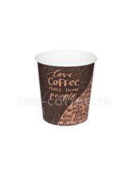 Стакан бумажный однослойный 100 мл Coffee SaaMi 