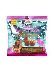 Шоколадные конфеты Sorini Ovetti Salty Crunchy Caramel / крем из солёной карамели и кусочки карамели  90 г