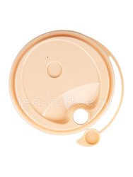 Крышка для стаканов ФЛИП-ТОП Крафт D90 мм (50шт) 