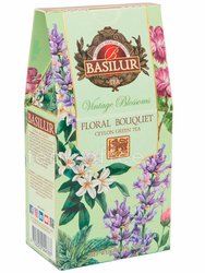 Чай Basilur Винтажные цветы Цветочный букет зеленый 75 г 