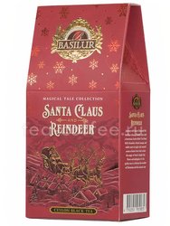 Чай Basilur Новогодняя «Санта Клаус и олени» черный 75 г