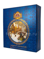 Чай Basilur Волшебные моменты Том 1 Ассорти, черно/зеленый в пакетиках 40 шт