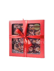 Chokodelika Шоколад темный Узорный Клубника и миндаль  200 г