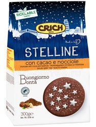 Crich – Печенье песочное с какао и лесным орехом 300 г 