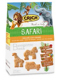 Crich Biscuits with cereals Safari – Печенье мультизлаковое фигурное 250 г