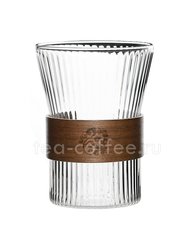 Стакан с кольцом-держателем стеклянный 300 мл