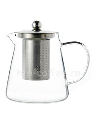 Чайник стеклянный с металическим ситом и крышкой 750 мл (S-889)