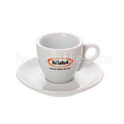 Чашка+Блюдце эспрессо Bristot 60 мл (керамика) Италия 