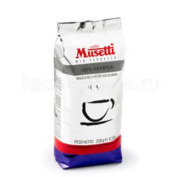Кофе Musetti в зернах 100% Arabica 250 гр Италия 