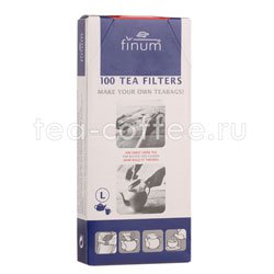Одноразовые фильтры для чая Finum L отбеленные 100 шт