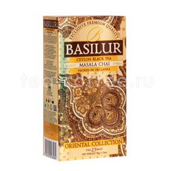 Чай Basilur Восточная Masala Chai черный в пакетиках 25 шт 