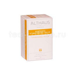 Чайный напиток Althaus Rooibos Strawberry Cream травяной 20 пак