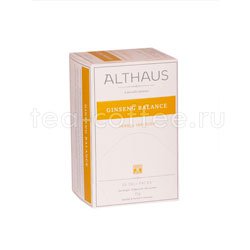 Чайный напиток Althaus Ginseng Balance травяной в пакетиках 20 шт Германия