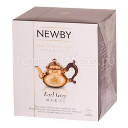 Чай Newby Earl Grey черный в пирамидках 15 шт Индия