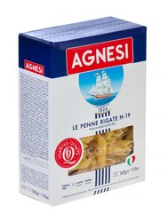 Макаронные изделия Agnesi №019 Перо Рифленое 500 гр